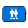 never dive alone scuba diving Laptop sleeve