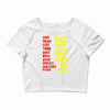 fight, dream, lead! Crop Top