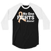 No 0ne Fights Alone 3/4 Sleeve Shirt