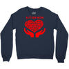 autism mom my heart Crewneck Sweatshirt