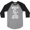 Back Off I Have A Crazy Grandpa And I am not Afraid To Use Him 3/4 Sleeve Shirt