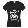 skull gamer Women's V-Neck T-Shirt
