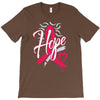 breast cancer awareness hope ribbon heart T-Shirt