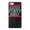 new  god first bro  t shirt religious humor lord tee iPhone 7 Case