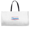 don't blame me i voted for thanos Weekender Totes