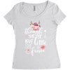 Though She Be But Little She Is Fierce Women's Triblend Scoop T-shirt