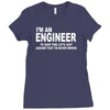 never wrong Ladies Fitted T-Shirt