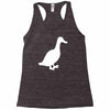 cool duck retro Racerback Tank