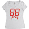 back to the future movie inspired tshirt Women's Triblend Scoop T-shirt