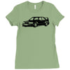 mercedes w201 Ladies Fitted T-Shirt