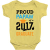 Class of 2017 Proud Papaw Graduation Baby Onesie