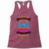 Super Cool Dad Of A Freaking Awesome Daughter Racerback Tank