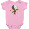 overwatch zenyatta cute spray Baby Onesie