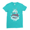 bad cat   gatos locos Ladies Fitted T-Shirt