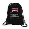 umpire's wife Drawstring Bags