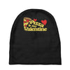 pizza is my valentine 2 Baby Beanies