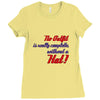 no outfit. Ladies Fitted T-Shirt