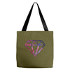 Galaxy diamond Tote Bags