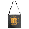 iowa city beer Adjustable Strap Totes