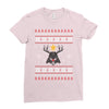darth vader christmas ugly Ladies Fitted T-Shirt