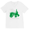 t rex hasst liegest&uuml;tze V-Neck Tee