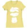 disney mens t shirt paper rock scissors mickey disneyland funny Ladies Fitted T-Shirt