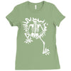 a skeleton crawling Ladies Fitted T-Shirt