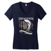 dragons are a girl's best frien Women's V-Neck T-Shirt