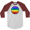 smiling 3/4 Sleeve Shirt