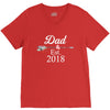 Dad est.2018 V-Neck Tee
