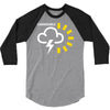 weather forecast symbol 3/4 Sleeve Shirt