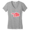 look late Women's V-Neck T-Shirt