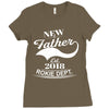 New Father 2018 Rokie Dept. Ladies Fitted T-Shirt