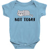 Cat Says Not Today Baby Bodysuit