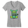 rayquaza pokedoll Women's V-Neck T-Shirt