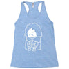 snow man Racerback Tank