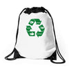 rock paper scissors Drawstring Bags