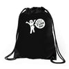 pit pat Drawstring Bags