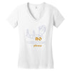 no suggestions please Women's V-Neck T-Shirt