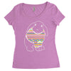 bunny rabbit in Women's Triblend Scoop T-shirt
