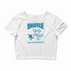 shuffle feel the movement Crop Top