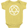 him heartagram new Baby Onesie
