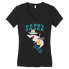 Daddy Shark -Shark Do Do Do Women's V-Neck T-Shirt