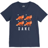 four fox sake V-Neck Tee