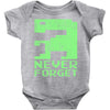 never forget Baby Bodysuit