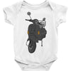 classic scooter Baby Onesie