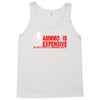 ammo expensive no warning shot funny nra rifle pistol shoot shooting t Tank Top