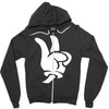 peace sign Zipper Hoodie