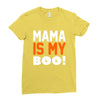 mama is my boo T-Shirt Ladies Fitted T-Shirt