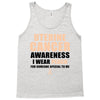 Uterine Cancer Awareness I Wear Peach For Some Special To Me Tank Top